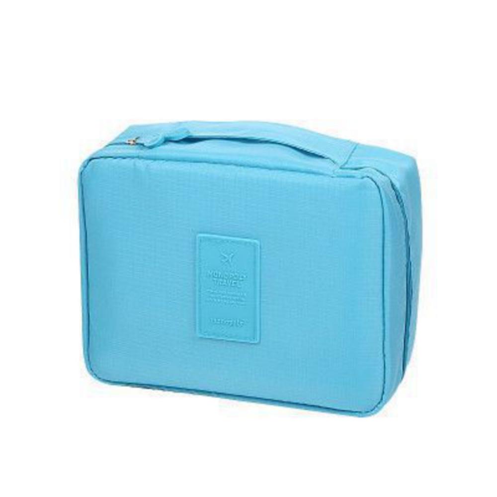 Simple Color Outdoor Makeup Bags Women Cosmetic Bag Make Up Organizer Toiletry Storage Travel Pouch